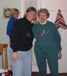 Grandmom and Aunt Chris