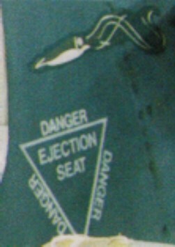 Danger! Ejection seat!