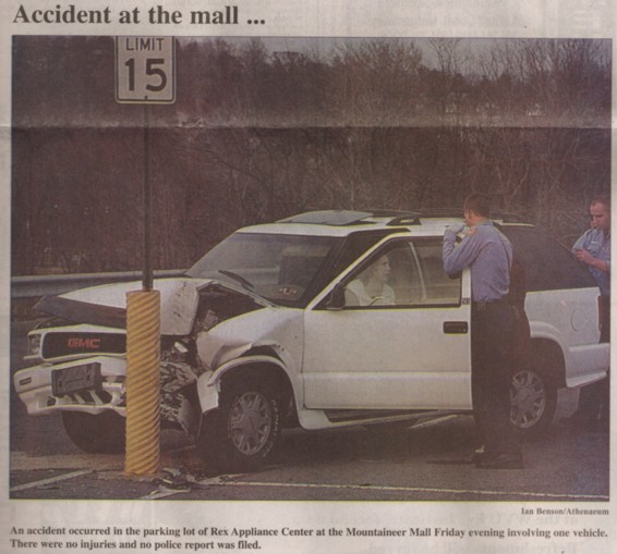 Wreck at the mall