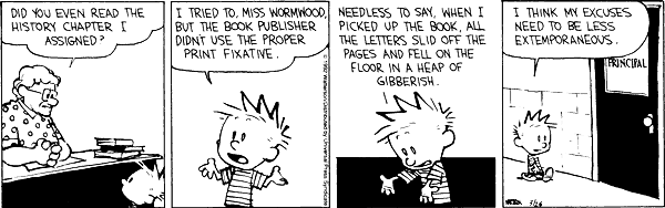 Calvin & Hobbes comic